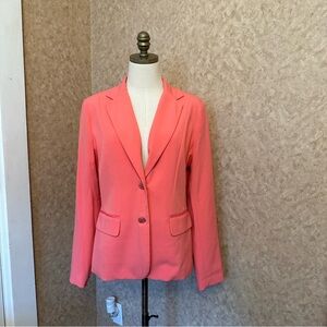 Pink 2 Button Blazer Suit Jacket